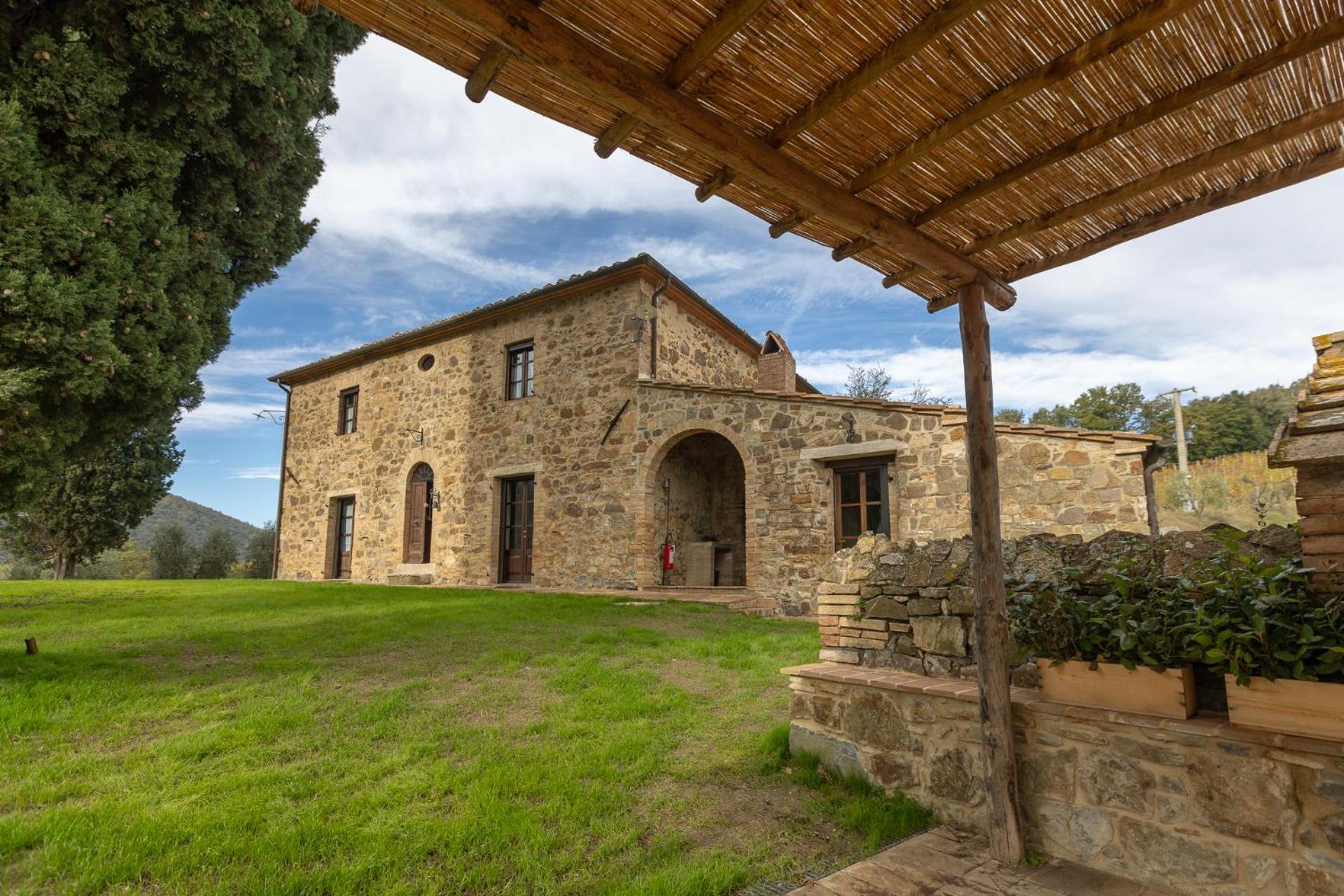 הוילה מונטלצ'ינו Agriturismo Le Macioche מראה חיצוני תמונה